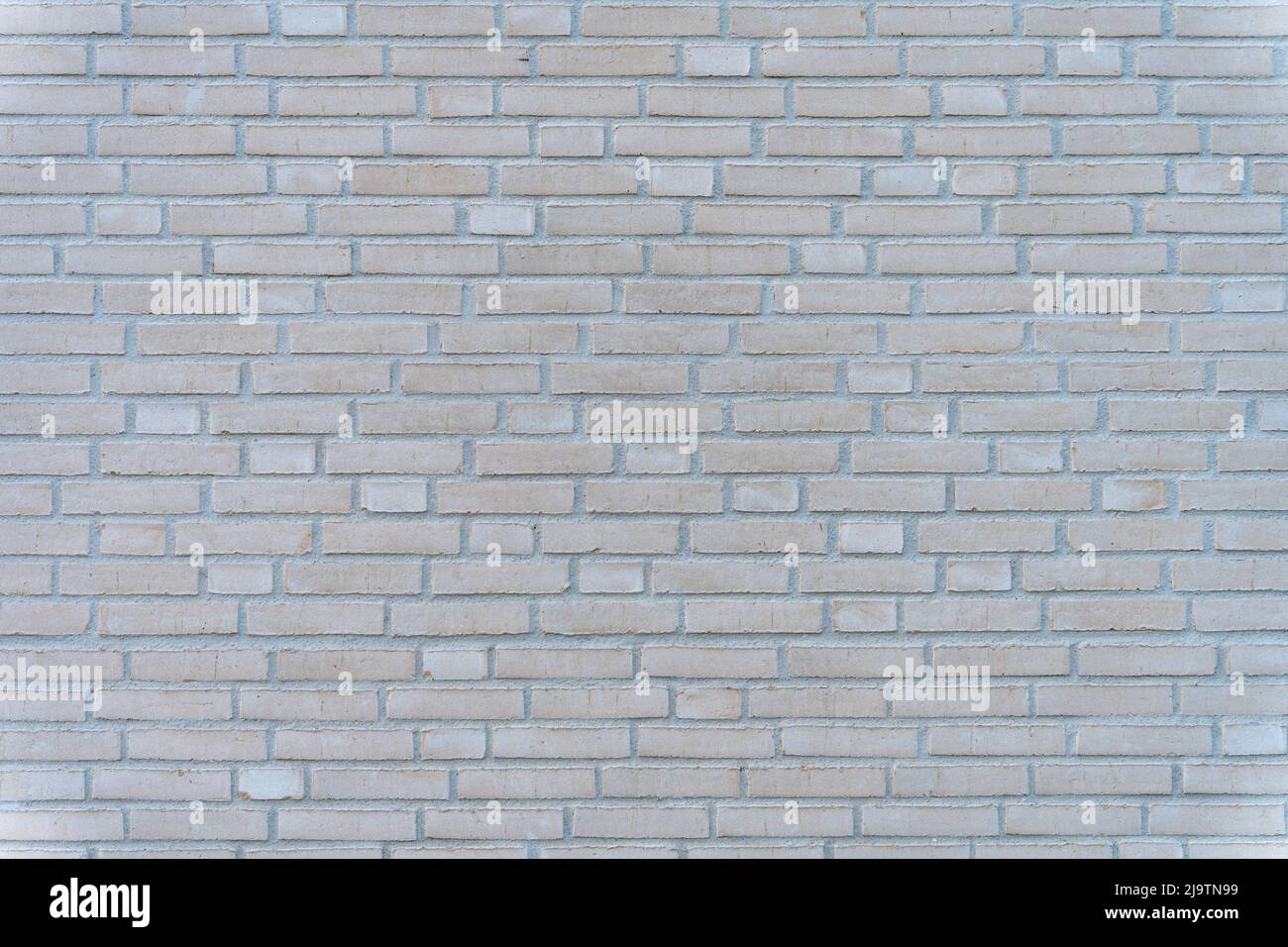 White grunge brick wall, abstract background texture with old dirty and ...