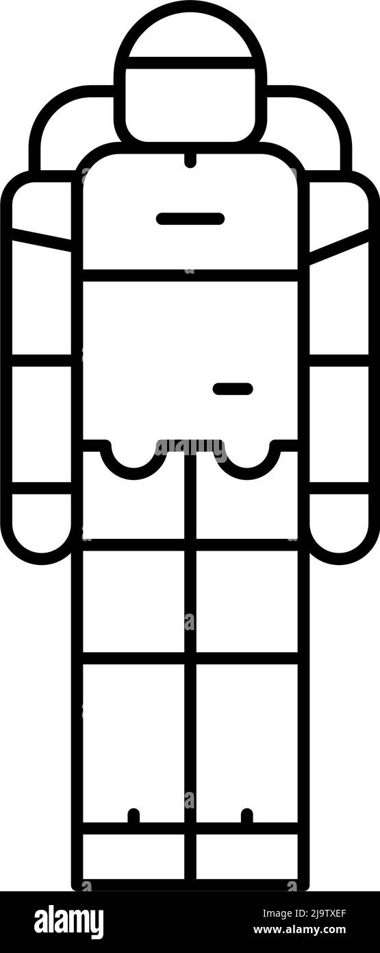 science robot line icon vector illustration Stock Vector Image & Art ...