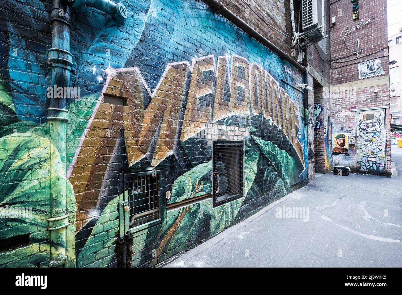 AC/DC Lane Detail in Melbourne Australia Stock Photo - Alamy