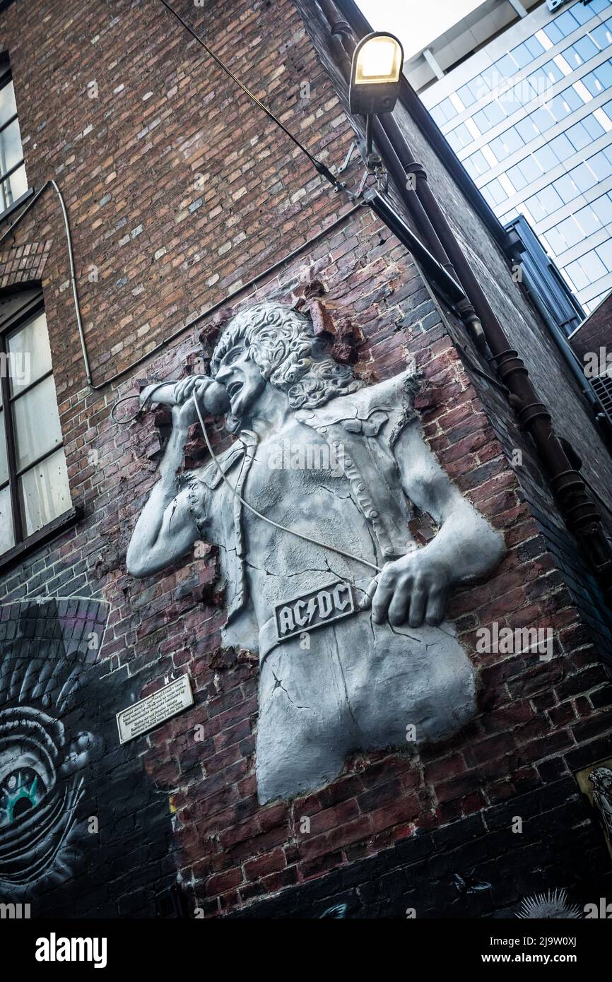 AC/DC Lane Detail in Melbourne Australia Stock Photo - Alamy