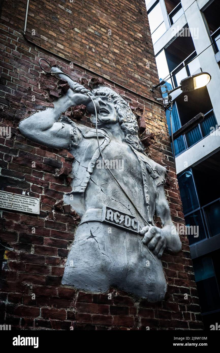 AC/DC Lane Detail in Melbourne Australia Stock Photo - Alamy
