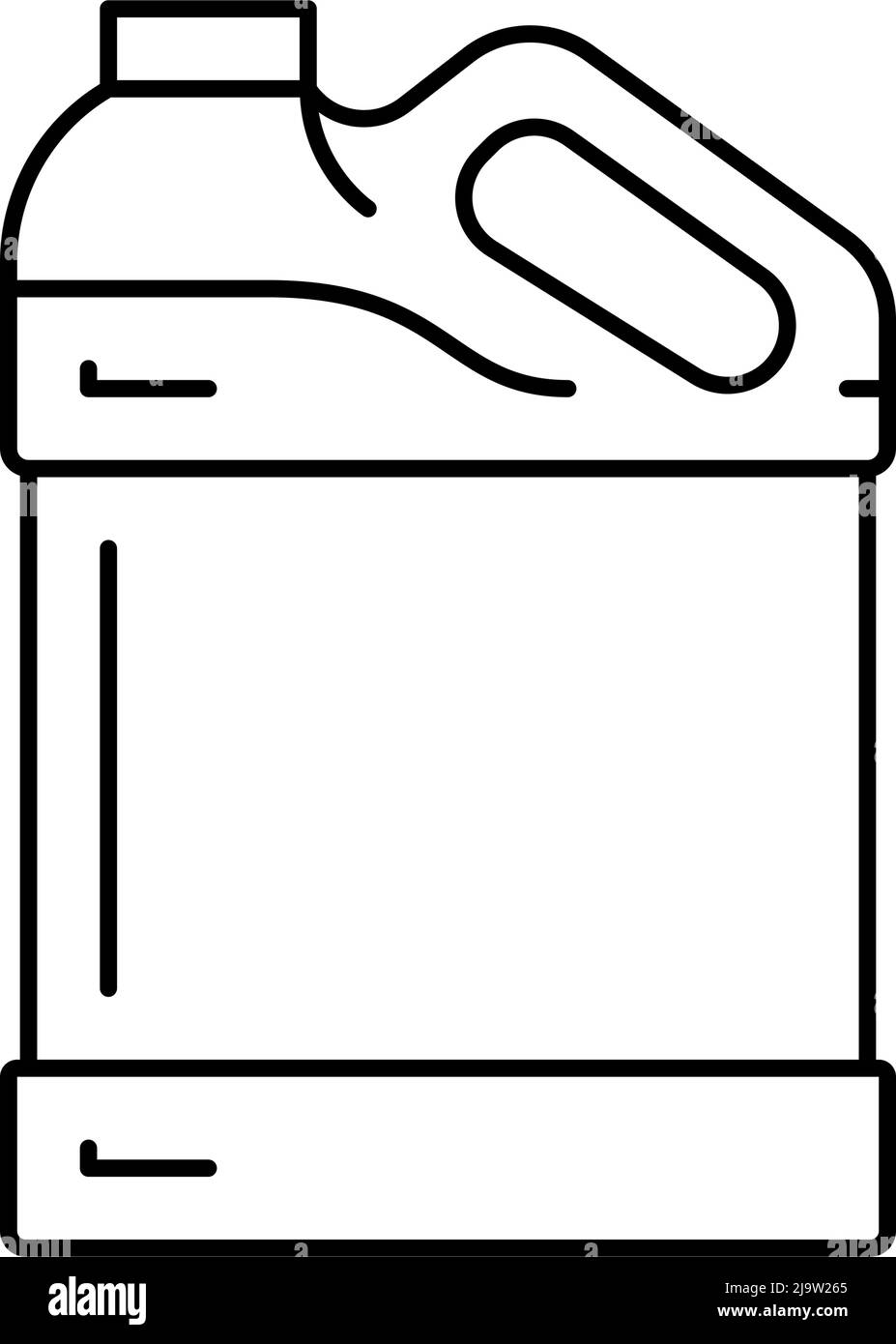 canister plastic line icon vector illustration Stock Vector Image & Art ...