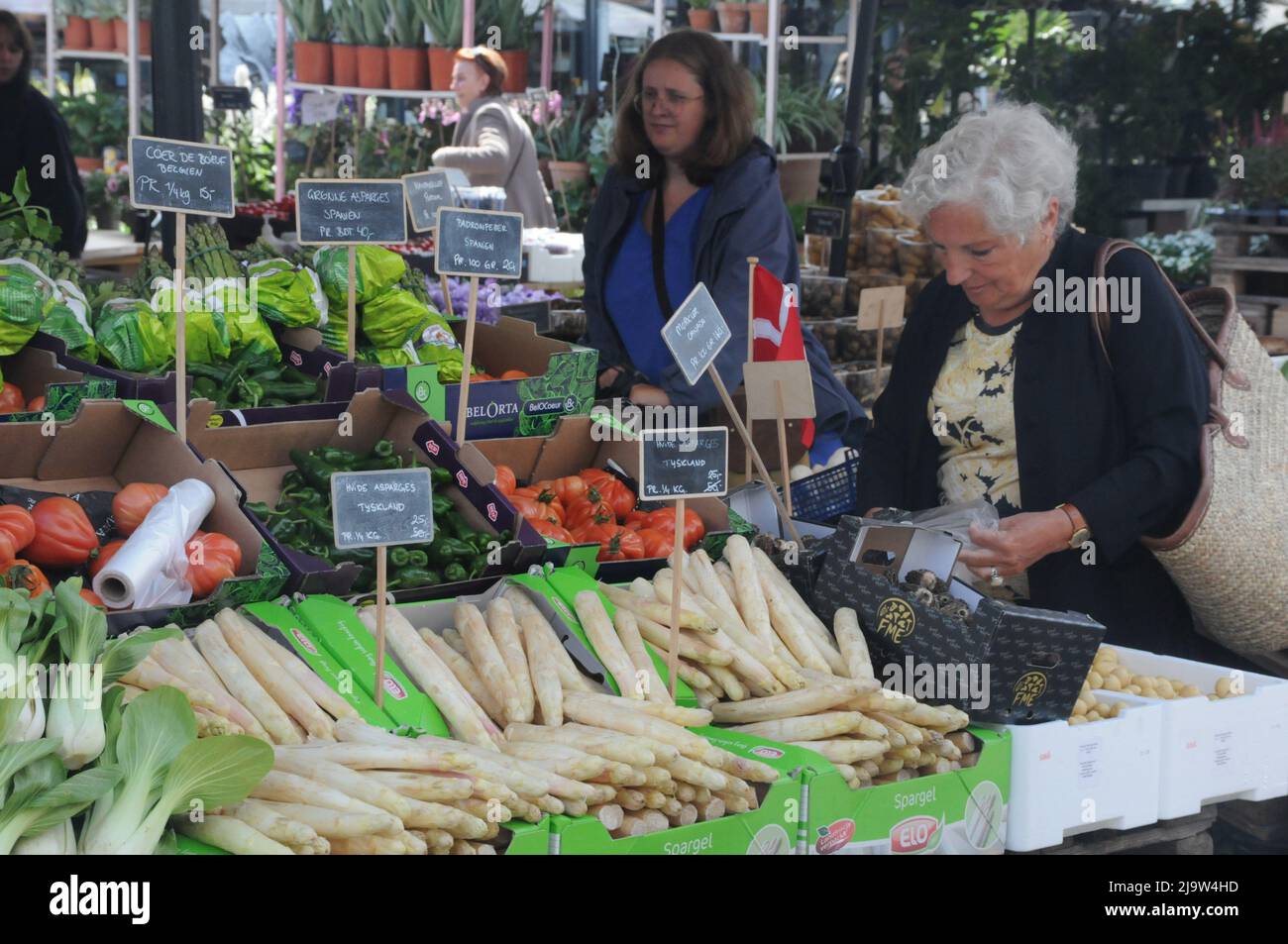 Copenhagen/Denmark/.25 May 2022/.Out door fruit and vegetables hopper