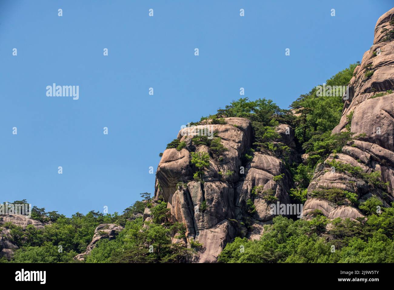 The beautiful landscape of lake and mountain Stock Photo - Alamy