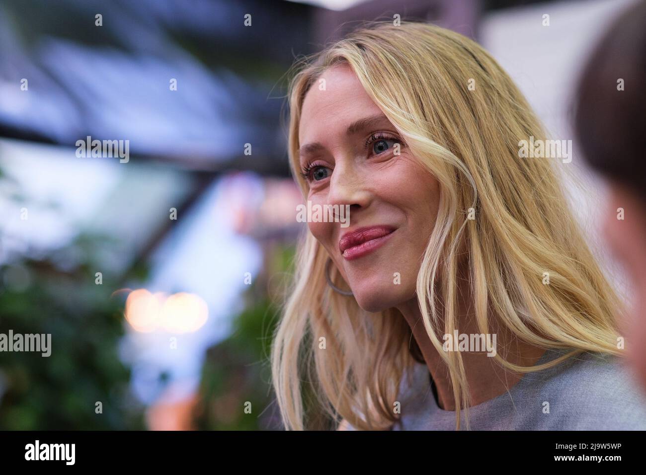 Madrid, Spain. 25th May, 2022. Spanish model Vanesa Lorenzo presents Naturalie at the Fortuny Home Club in Madrid. Credit: SOPA Images Limited/Alamy Live News Stock Photo