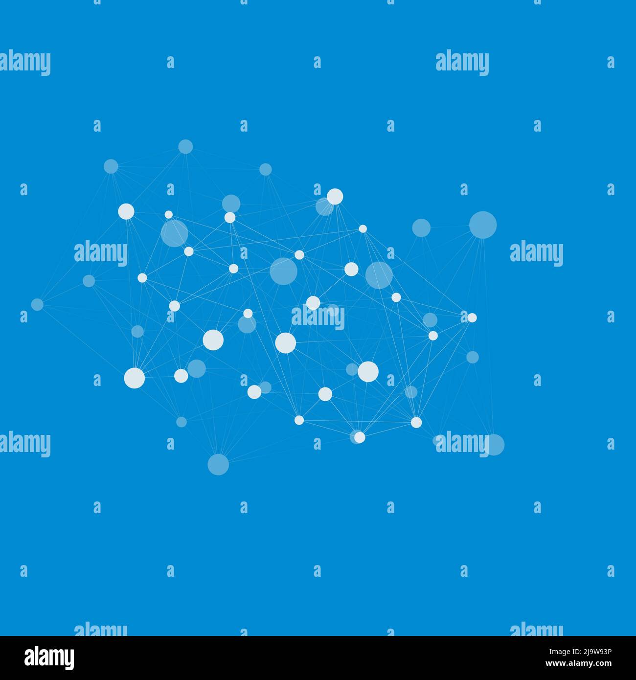 Molecule connection design. Vector abstract design with dots and lines ...