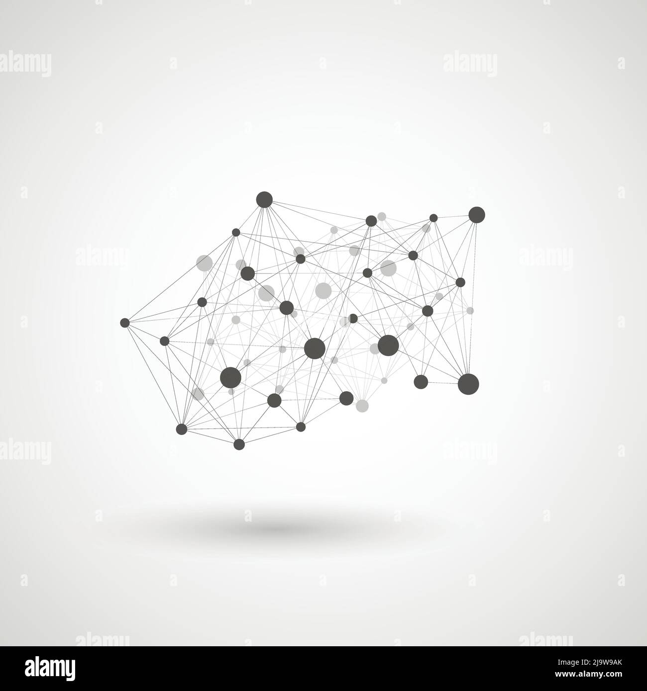 Medical connection molecule science. Abstract vector biology molecular ...