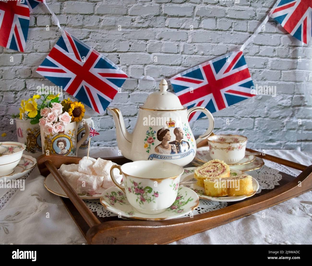 Platinum Jubilee Pudding jubilee trifle celebrating Queen Elizabeths