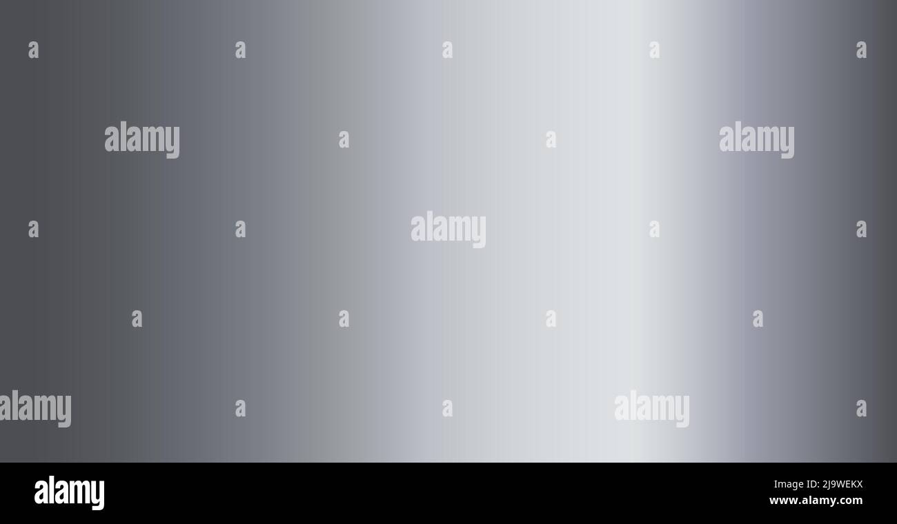 Silver texture, steel panoramic background template - Vector illustration Stock Vector