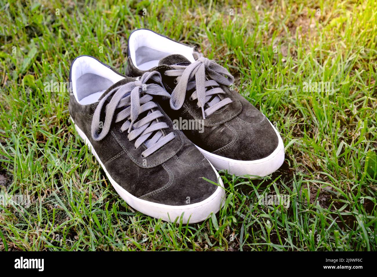 Green sneakers hi-res stock photography and images - Alamy