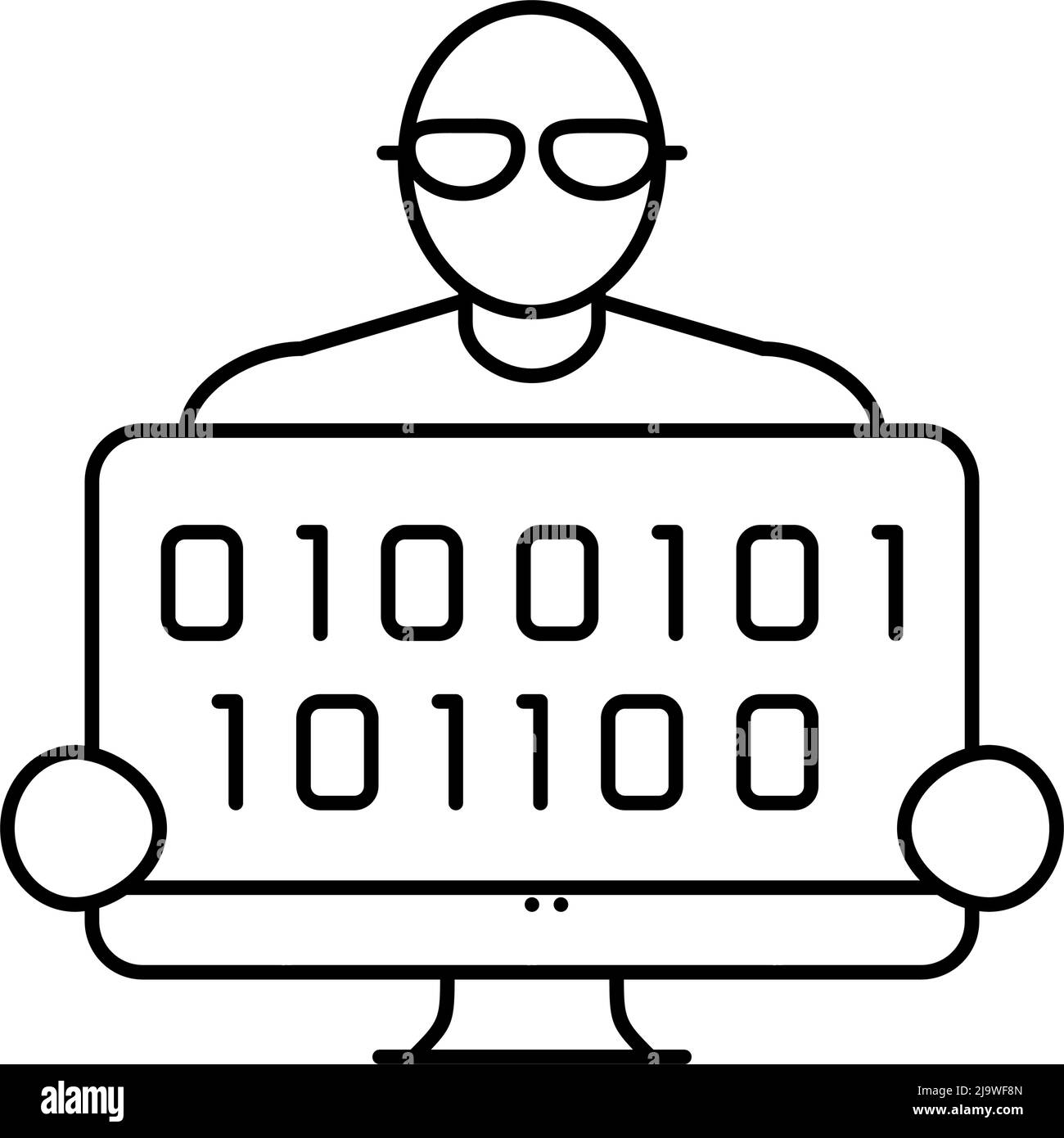 Coder sign Black and White Stock Photos & Images - Alamy image.