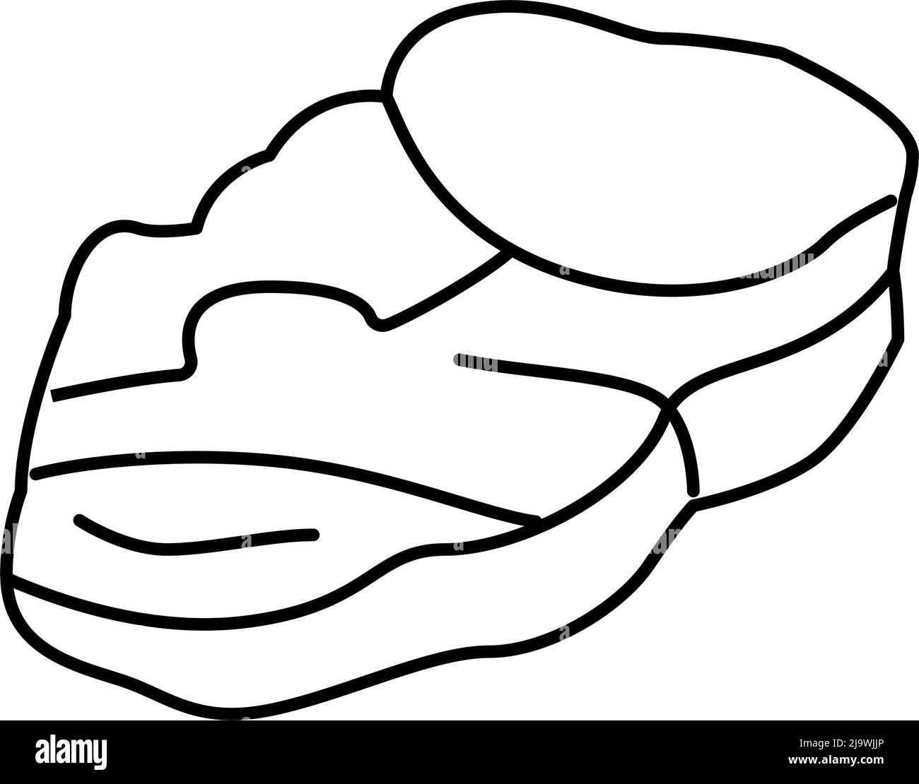 grill beef line icon vector illustration Stock Vector Image & Art - Alamy