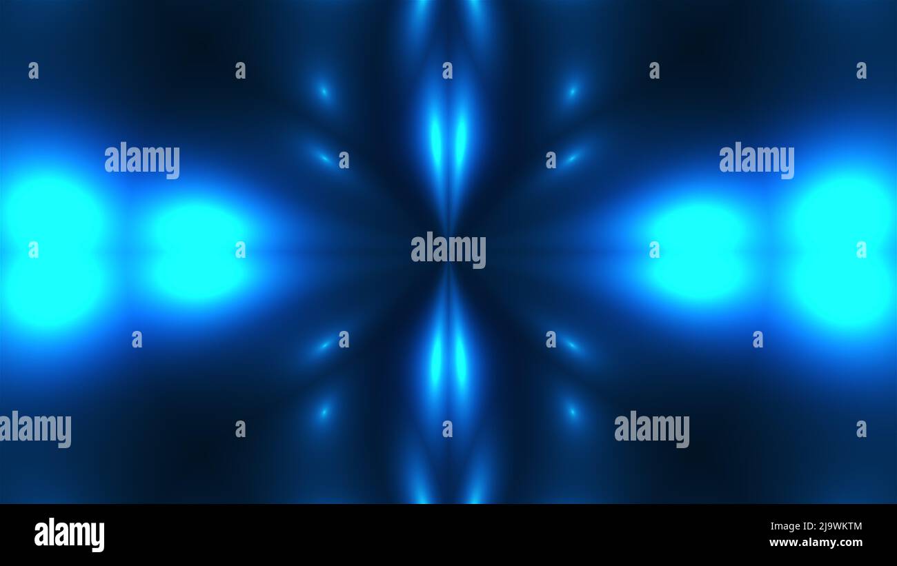 Fractal blue. Computer generated 3d render Stock Photo - Alamy