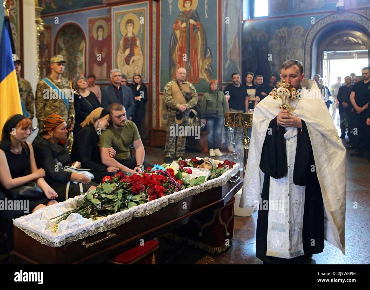Orthodox Christian Funeral Service Funeral Prayers Were Chanted This