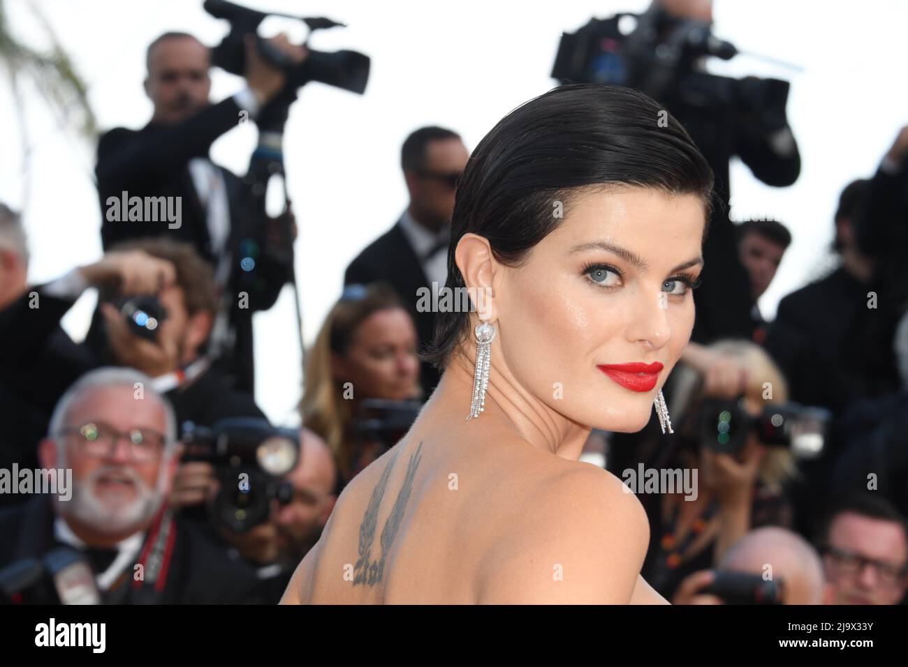 Cannes, France. 25th May, 2022. 75th Cannes Film Festival 2022, red