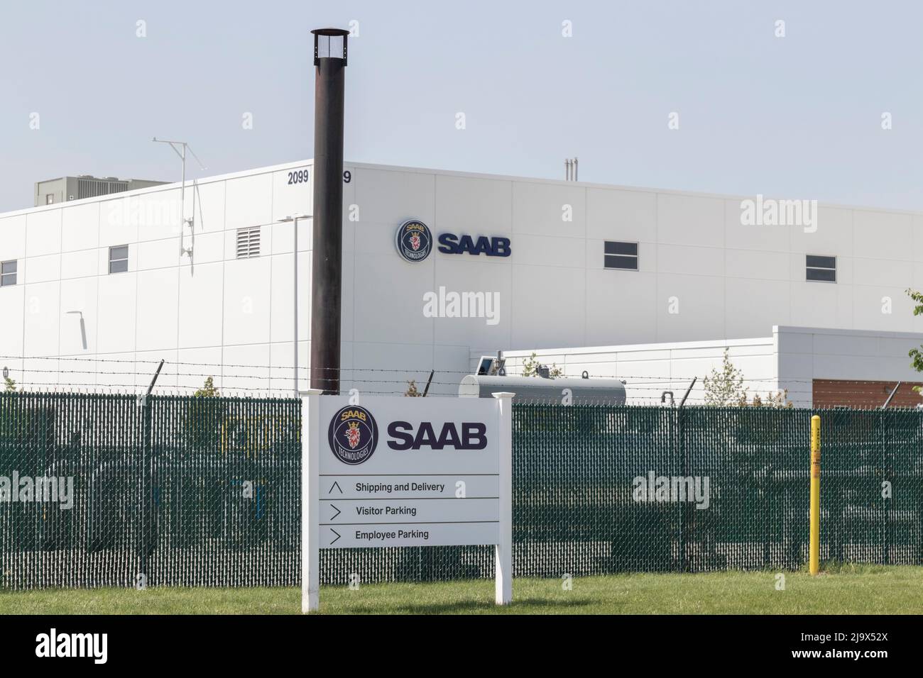 Waheed Sahb Factory West Lafayette - Circa May 2022: SAAB research and manufacturing ...
