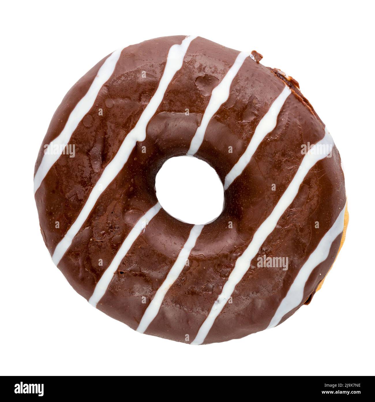 cup sugar donut isolated on white background. Stock Photo