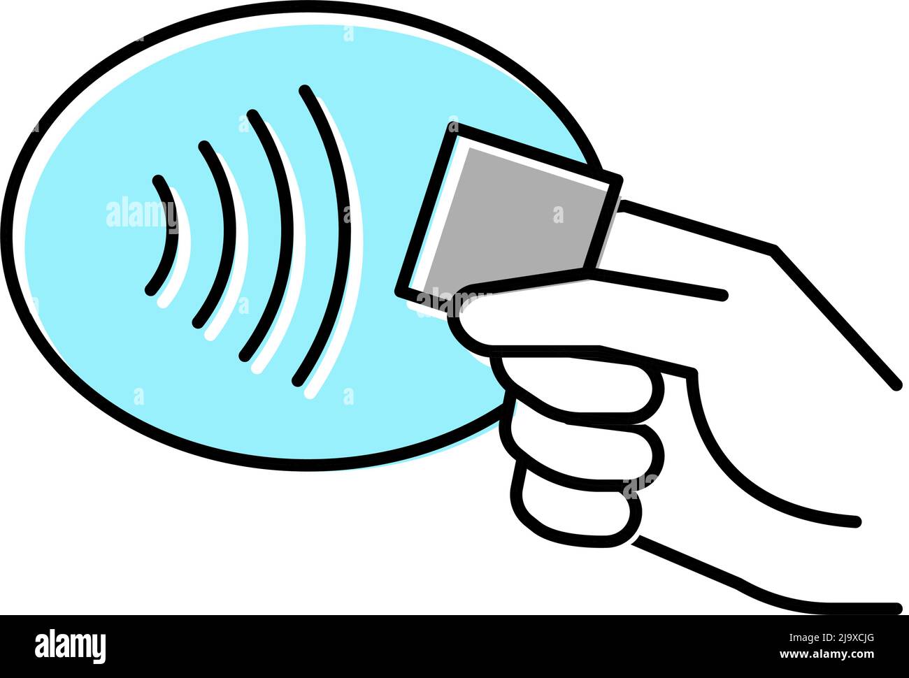 payment contactless color icon vector illustration Stock Vector Image ...