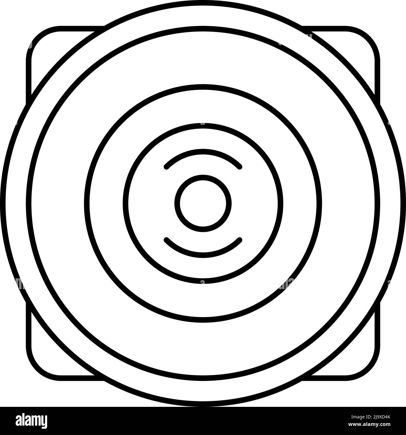 bell alarm line icon vector illustration Stock Vector Image & Art - Alamy