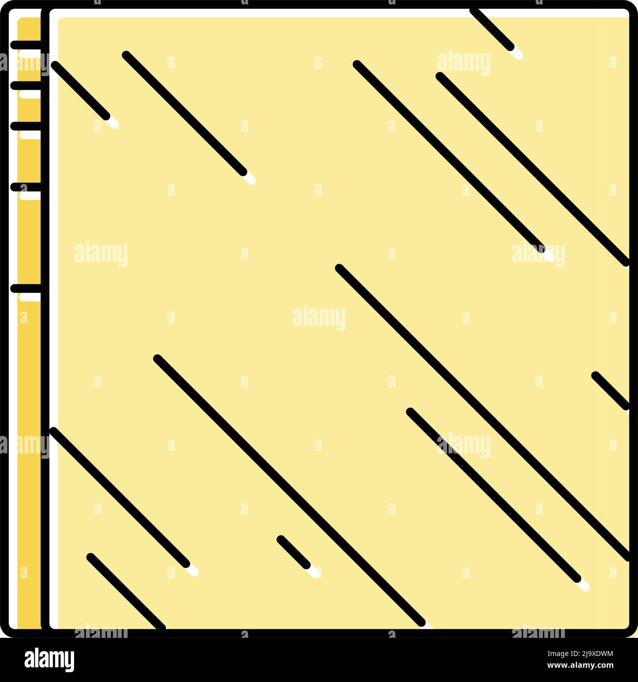 acrylic thermoplastic color icon vector illustration Stock Vector Image