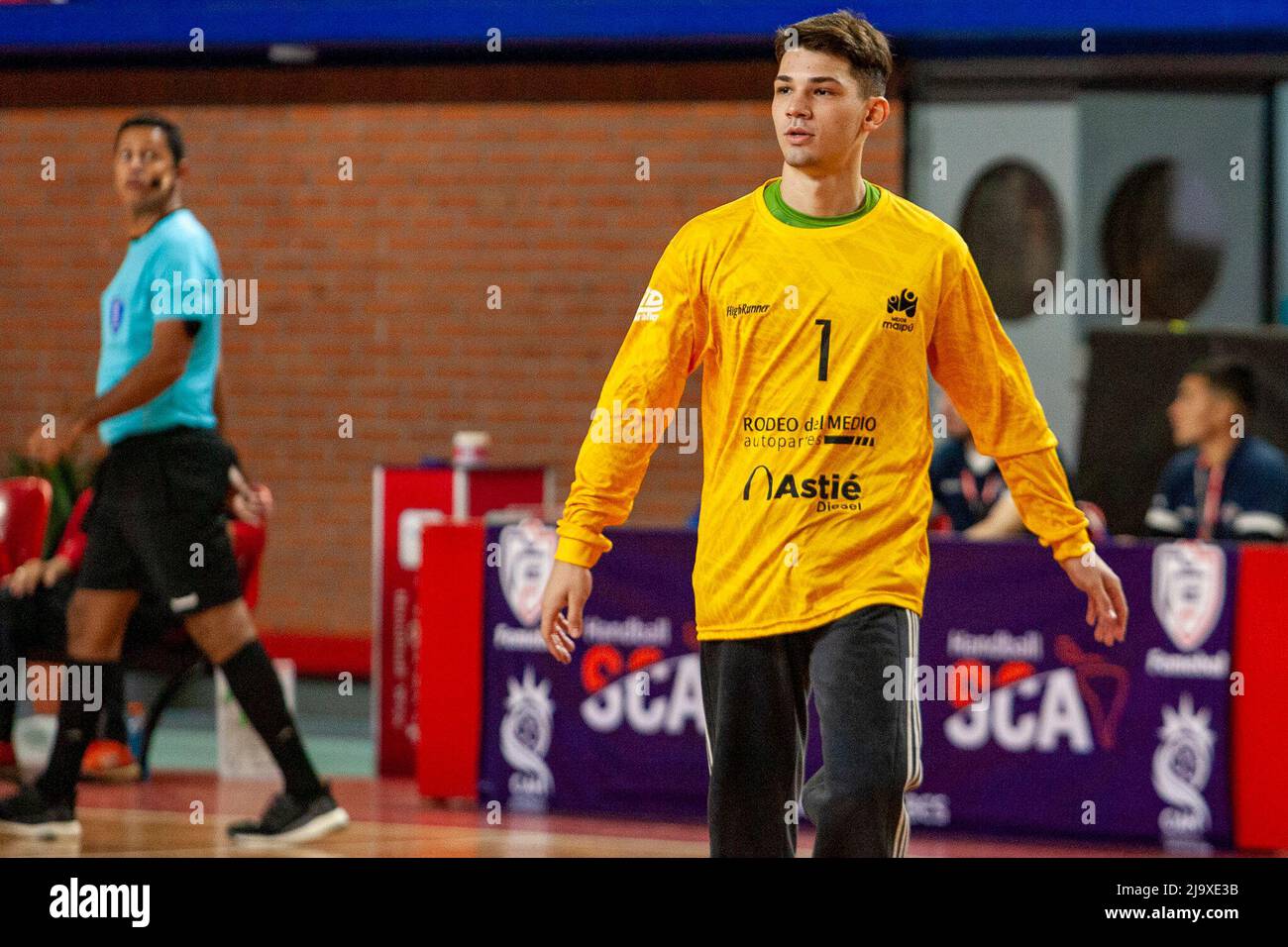 Villa Ballester, Argentina. May 25, 2022. Municipal de Maipu (ARG) Enzo FERRANDO at Estadio SAG Villa Ballester in Villa Ballester, Buenos Aires, Argentina. Credit: Fabian Lujan/ASN Media/Alamy Live News Stock Photo