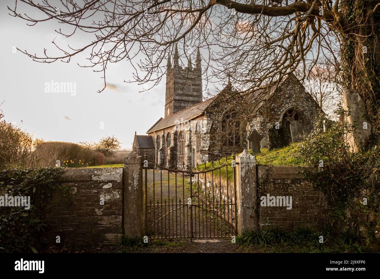 St John's Church, Stowford, Devon, UK Stock Photo