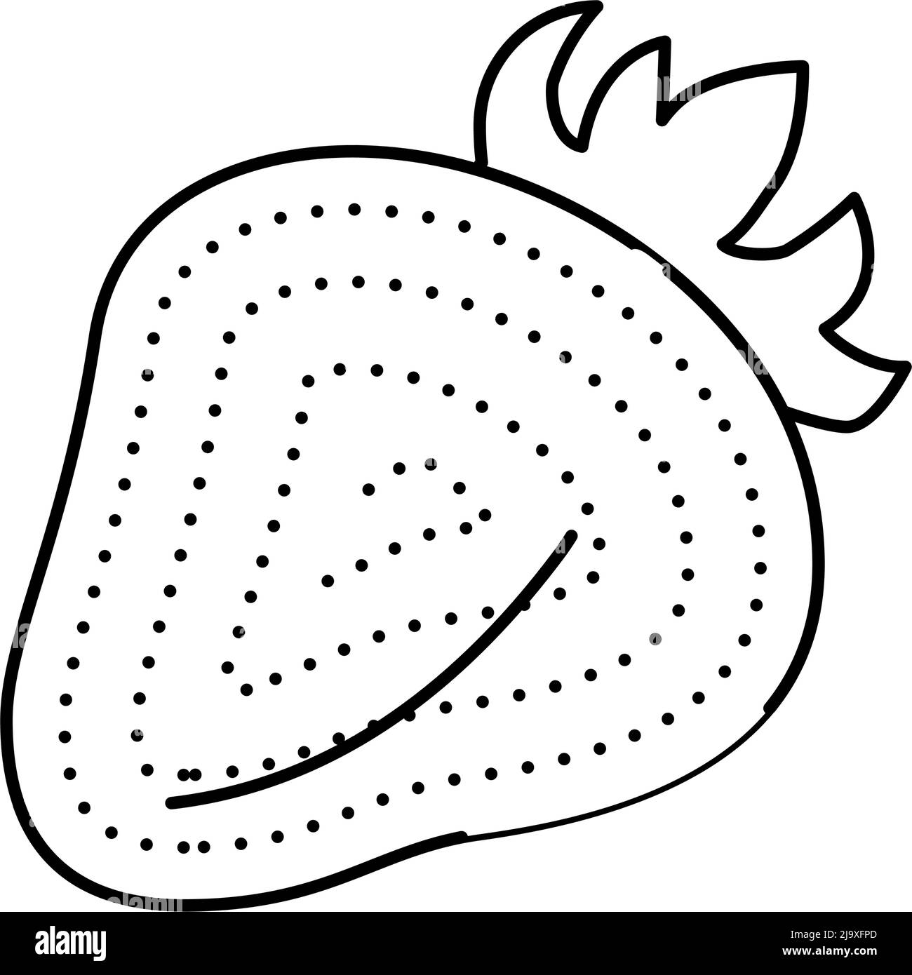 strawberry berry line icon vector illustration Stock Vector Image & Art ...