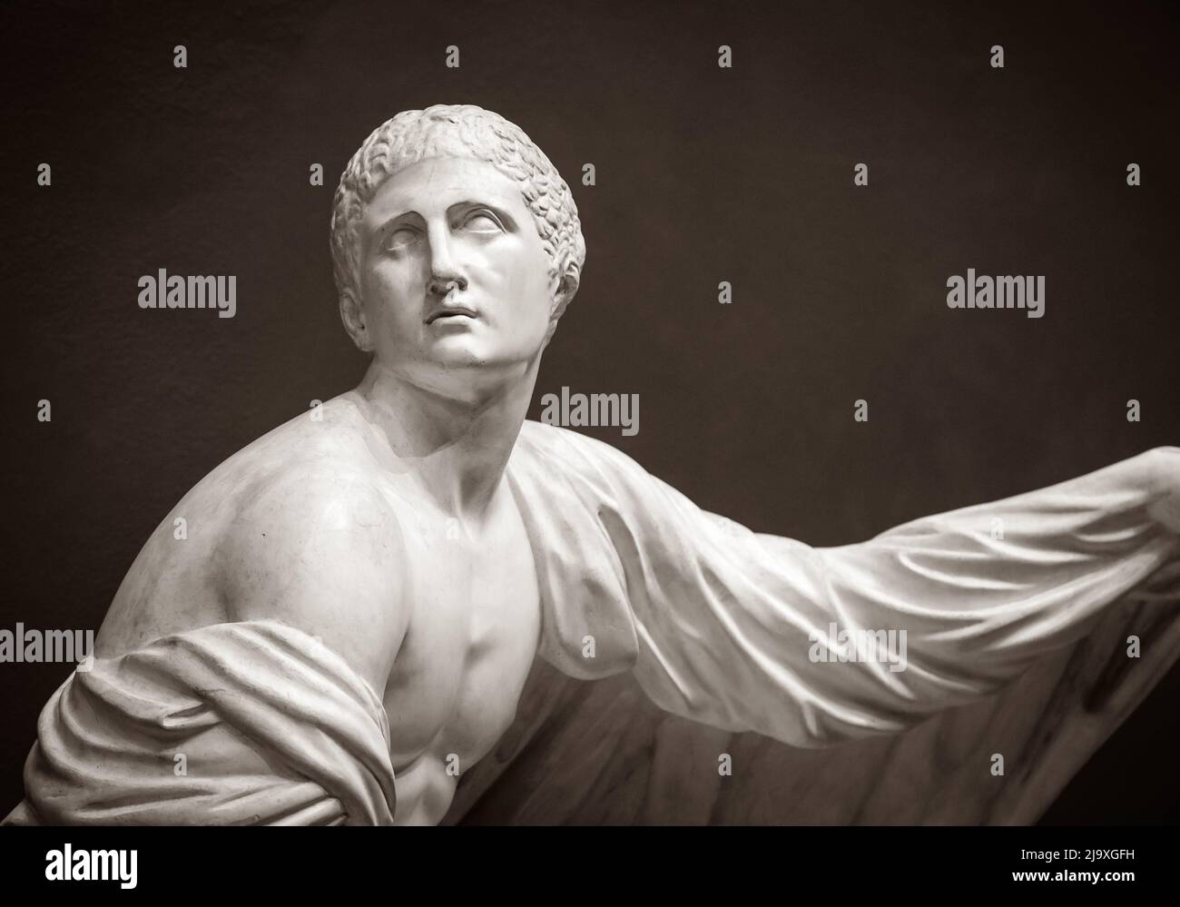 The ancient marble portrait bust Stock Photo - Alamy