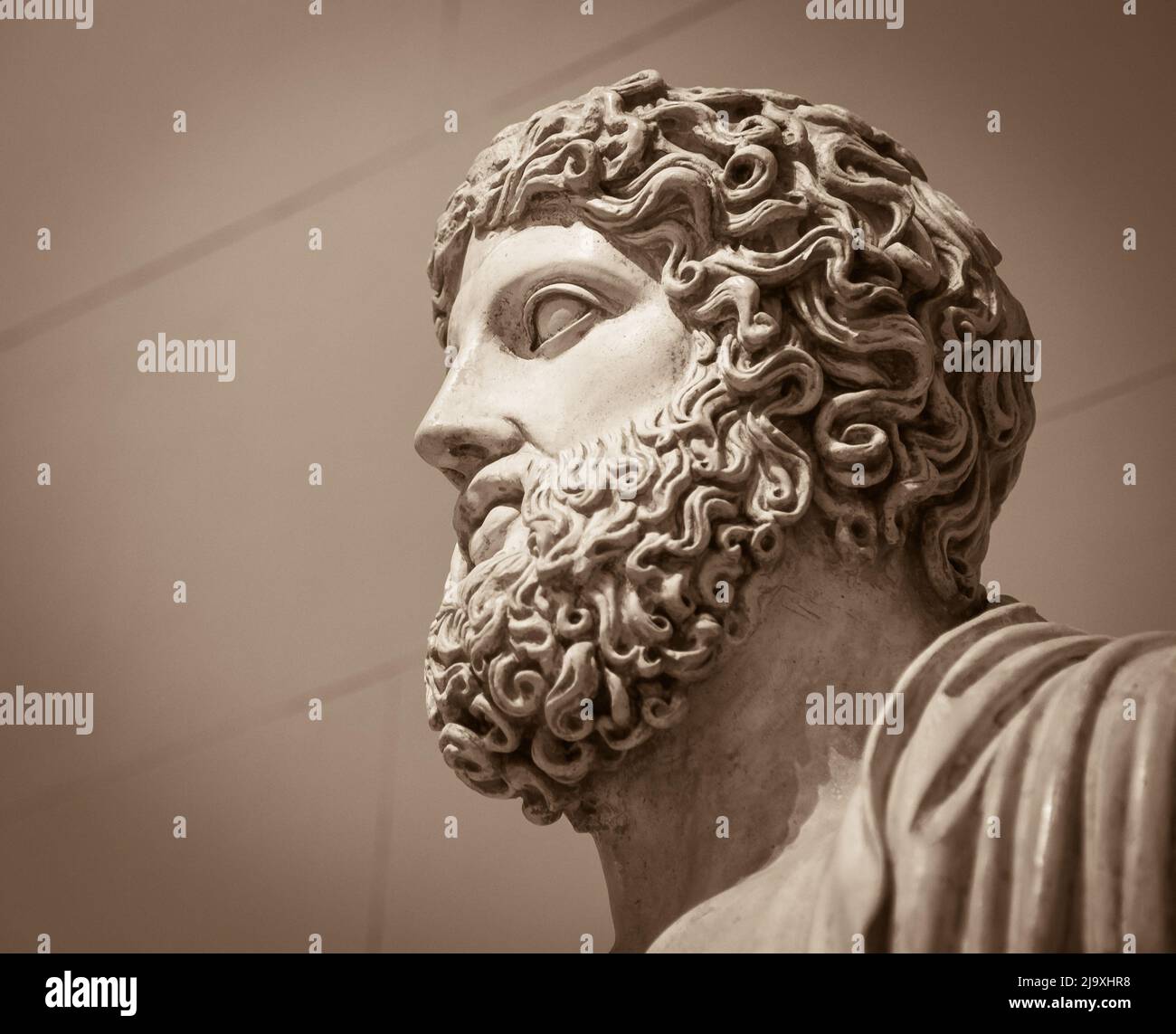 The ancient marble portrait bust Stock Photo - Alamy