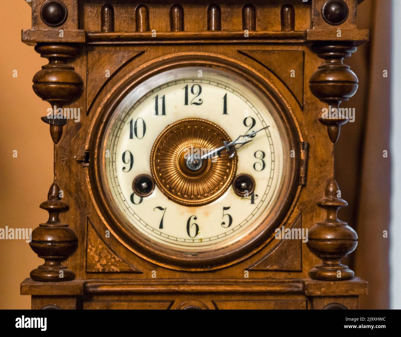 Vintage antique clock face closeup Stock Photo Alamy