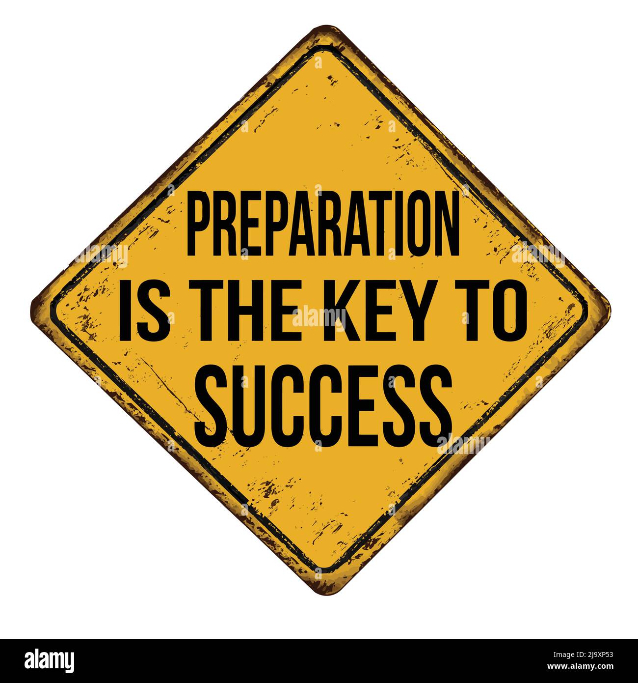 Preparation Is The Key To Success Cut Out Stock Images & Pictures - Alamy