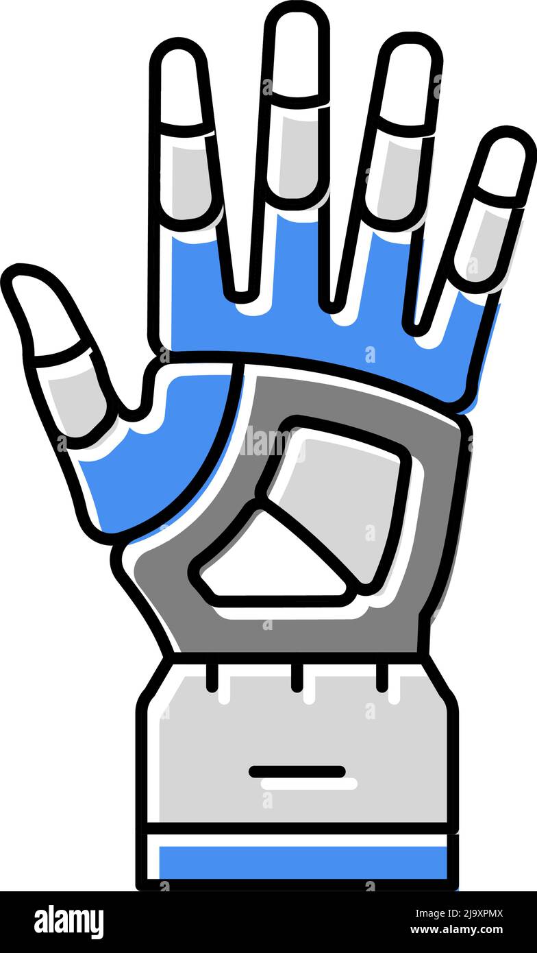hand robot color icon vector illustration Stock Vector Image & Art - Alamy