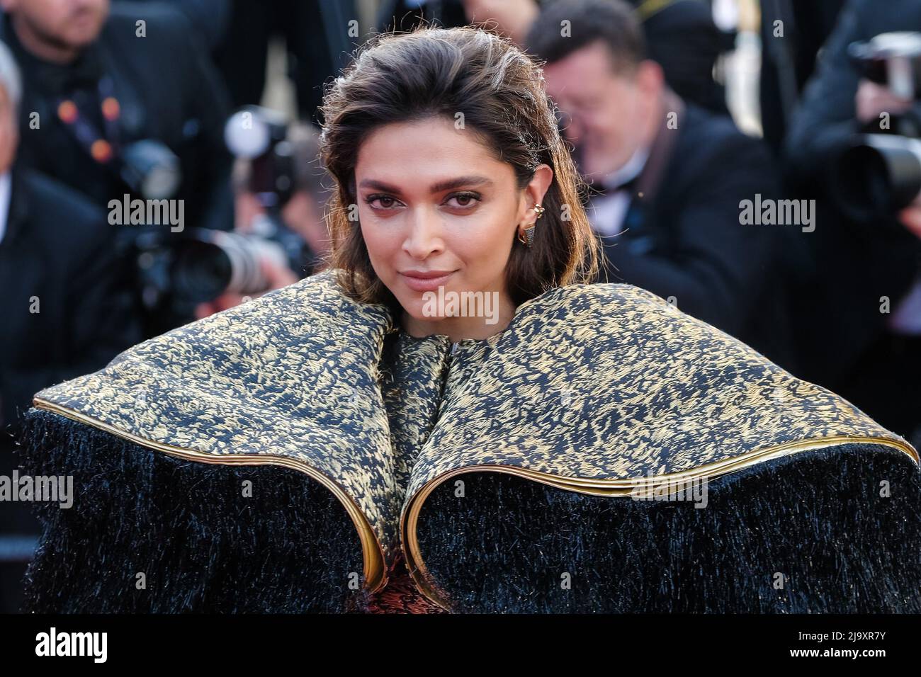 Cannes, France. 25th May, 2022. Cannes, France, Wednesday, May. 25, 2022 - Deepika Padukone seen at the Elvis red carpet during the 75th Cannes Film Festival at Palais des Festivals et des Congrès de Cannes . Picture by Credit: Julie Edwards/Alamy Live News Stock Photo