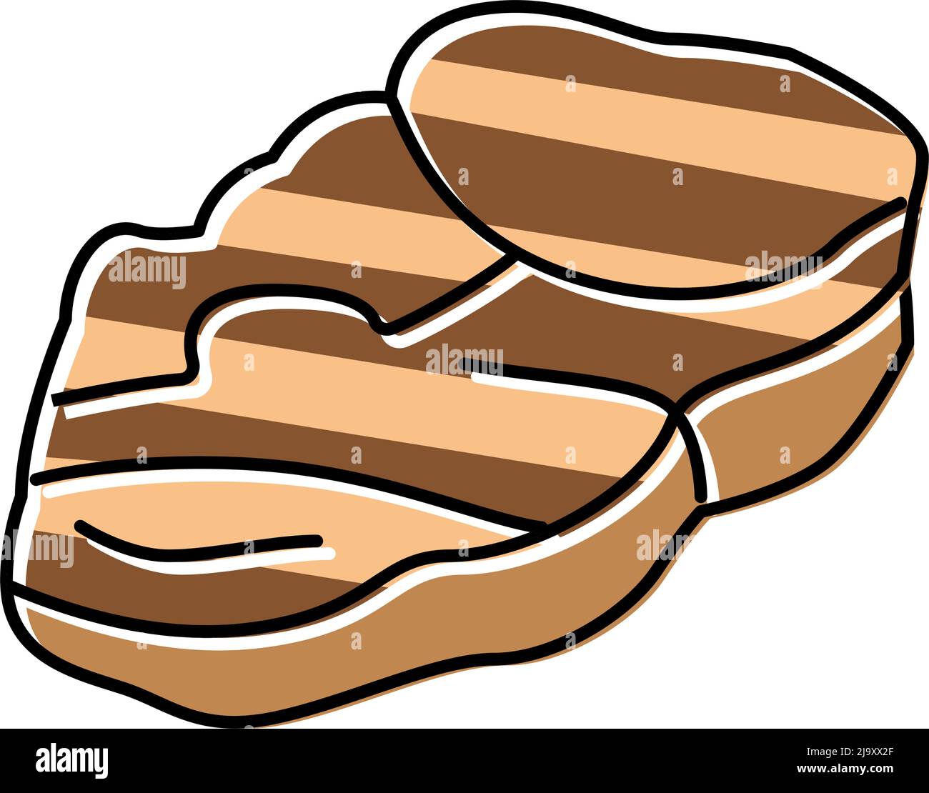 grill beef color icon vector illustration Stock Vector Image & Art - Alamy