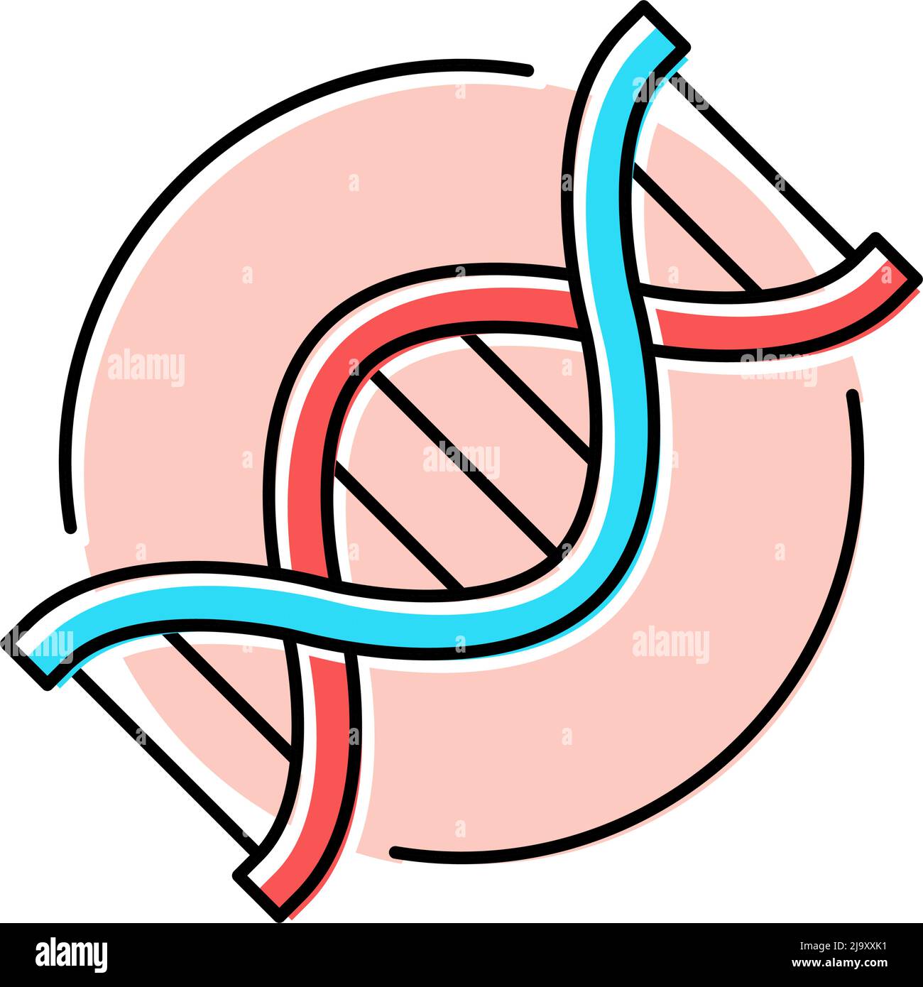 dna research color icon vector illustration Stock Vector Image & Art ...