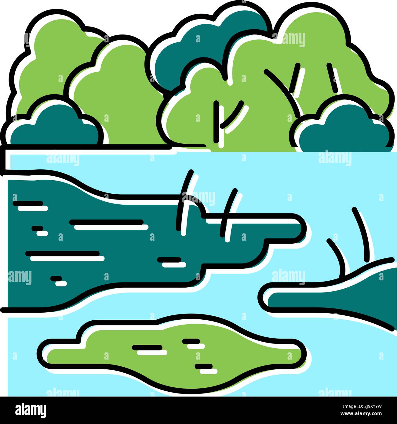 High rise countryside Stock Vector Images - Alamy