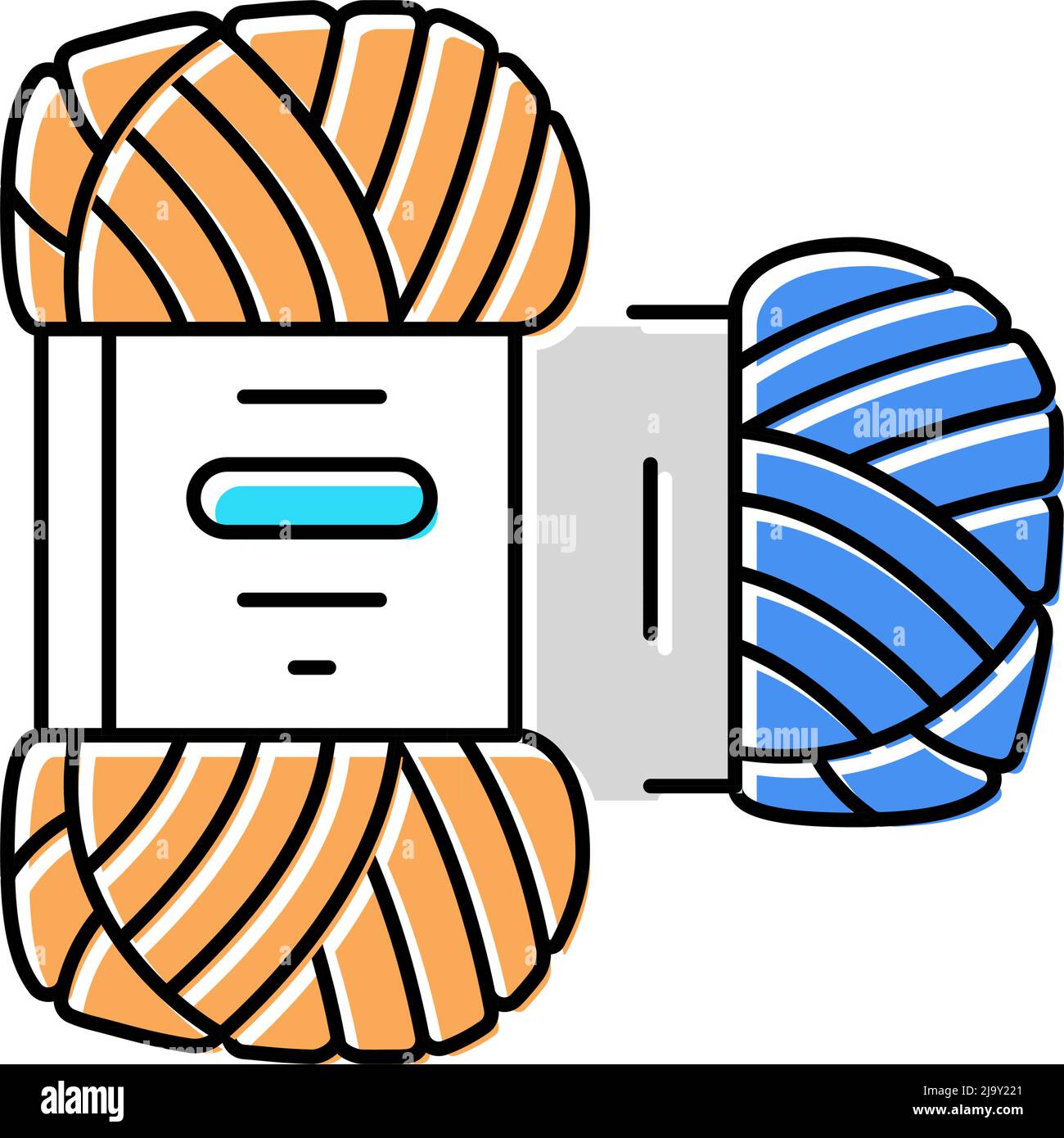 yarn wool color icon vector illustration Stock Vector Image & Art - Alamy