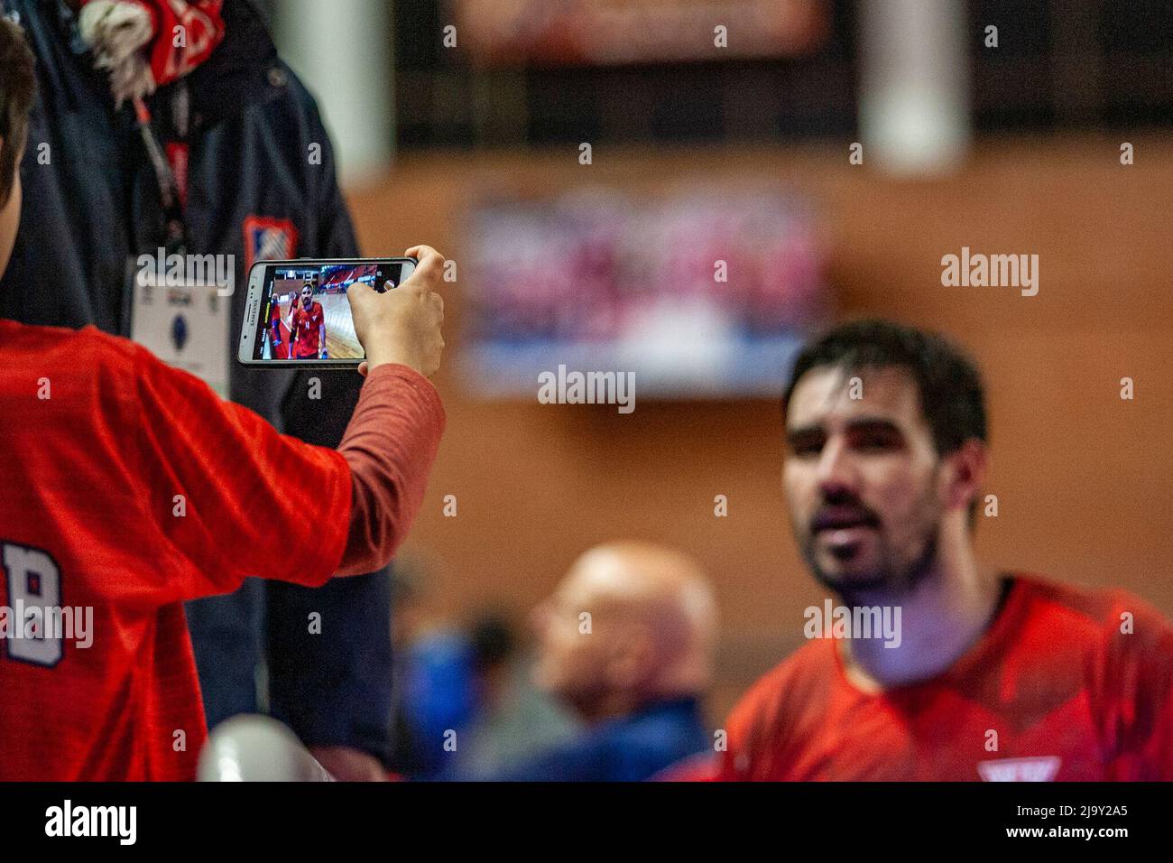 Villa Ballester, Argentina. May 25, 2022. SAG Villa Ballester (ARG) player Sebastian SIMONET at Estadio SAG Villa Ballester in Villa Ballester, Buenos Aires, Argentina. Credit: Fabian Lujan/ASN Media/Alamy Live News Stock Photo