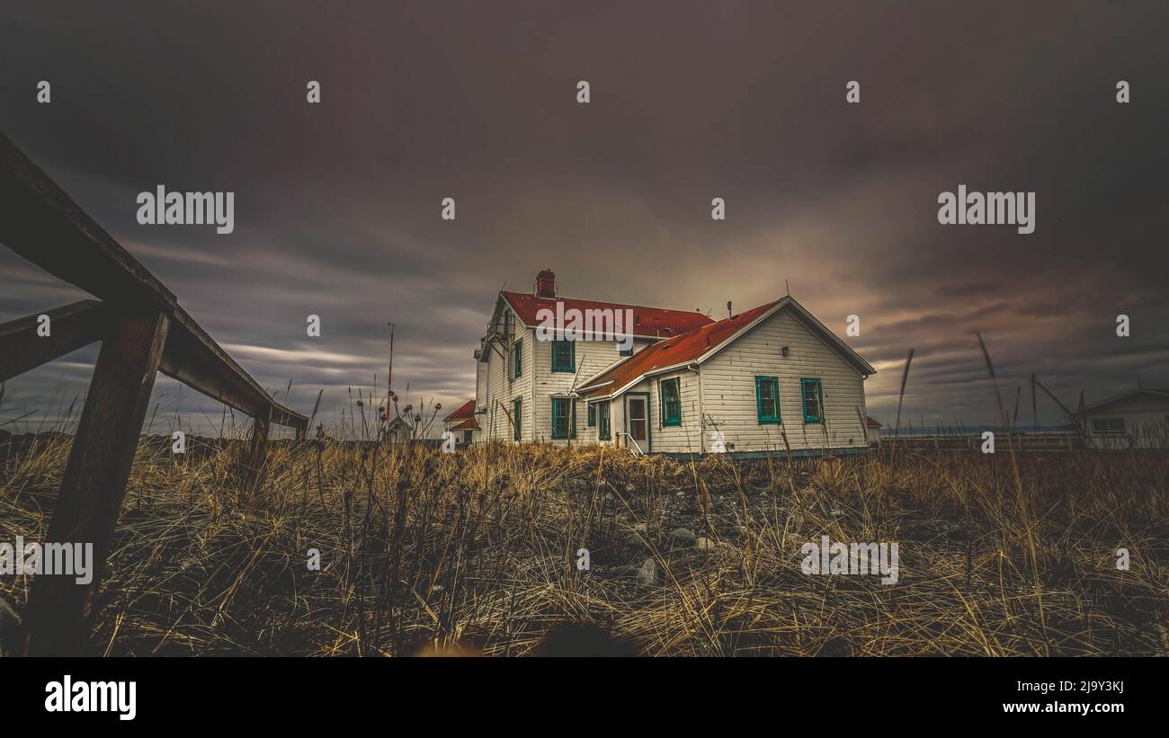 winter house at the beach Stock Photo - Alamy