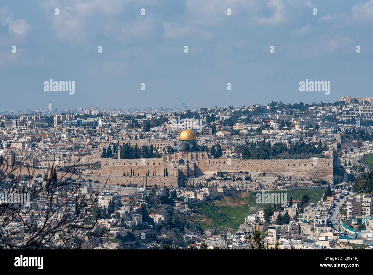 Old city of jerusalem skyline hi-res stock photography and images - Alamy