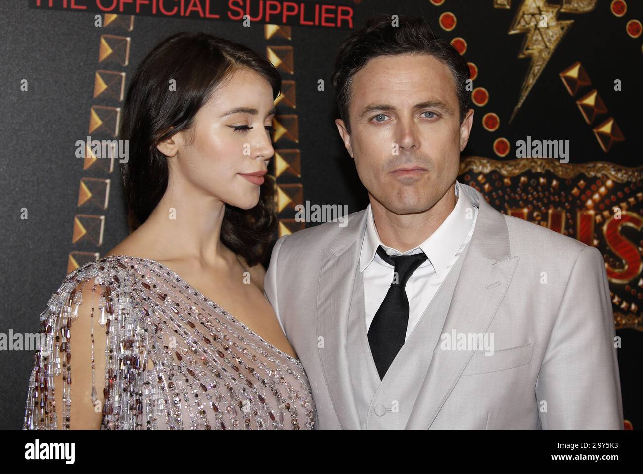 Caylee Cowan, Casey Affleck attending the premiere of the movie