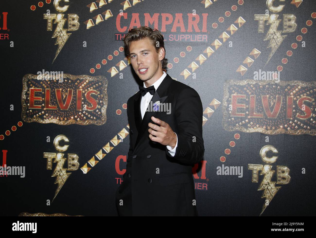 Cannes, France. 25th May, 2022. Austin Butler attends the "Elvis" after