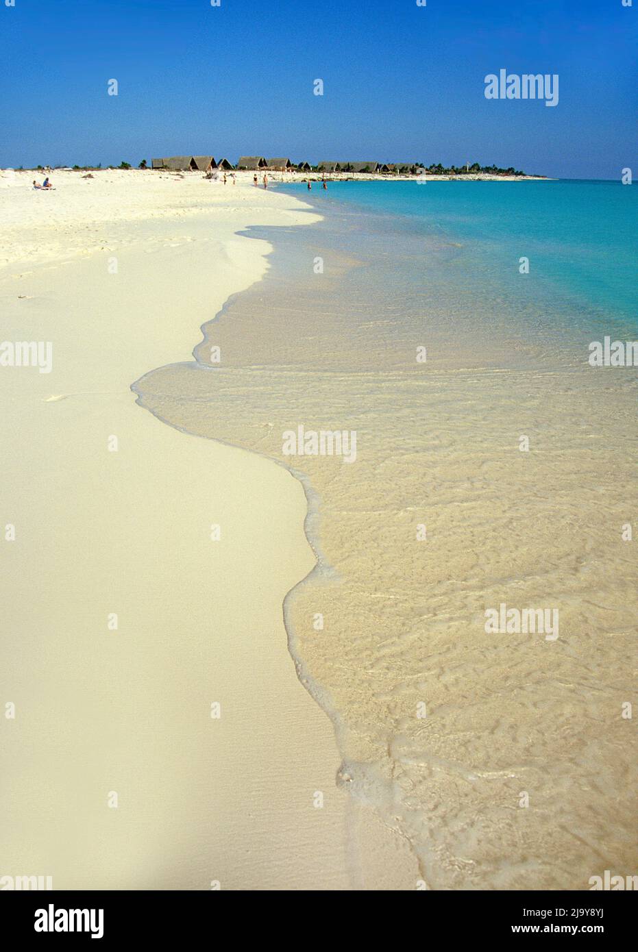 Strand bei Cayo Largo, Kuba, Karibik | Beach at Cayo Largo, Cuba, Caribbean Stock Photo