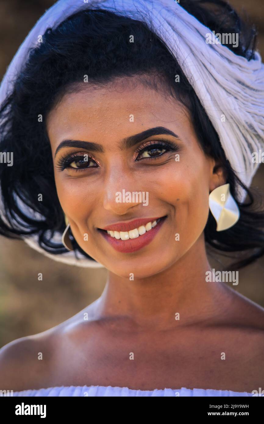 Portrait of the Beautiful Eritrean Women in Asmara Stock Photo - Alamy