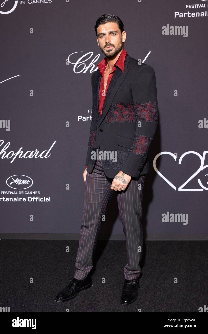 Michele Marrone attend the Chopard Loves Cinema dinner gala night held ...