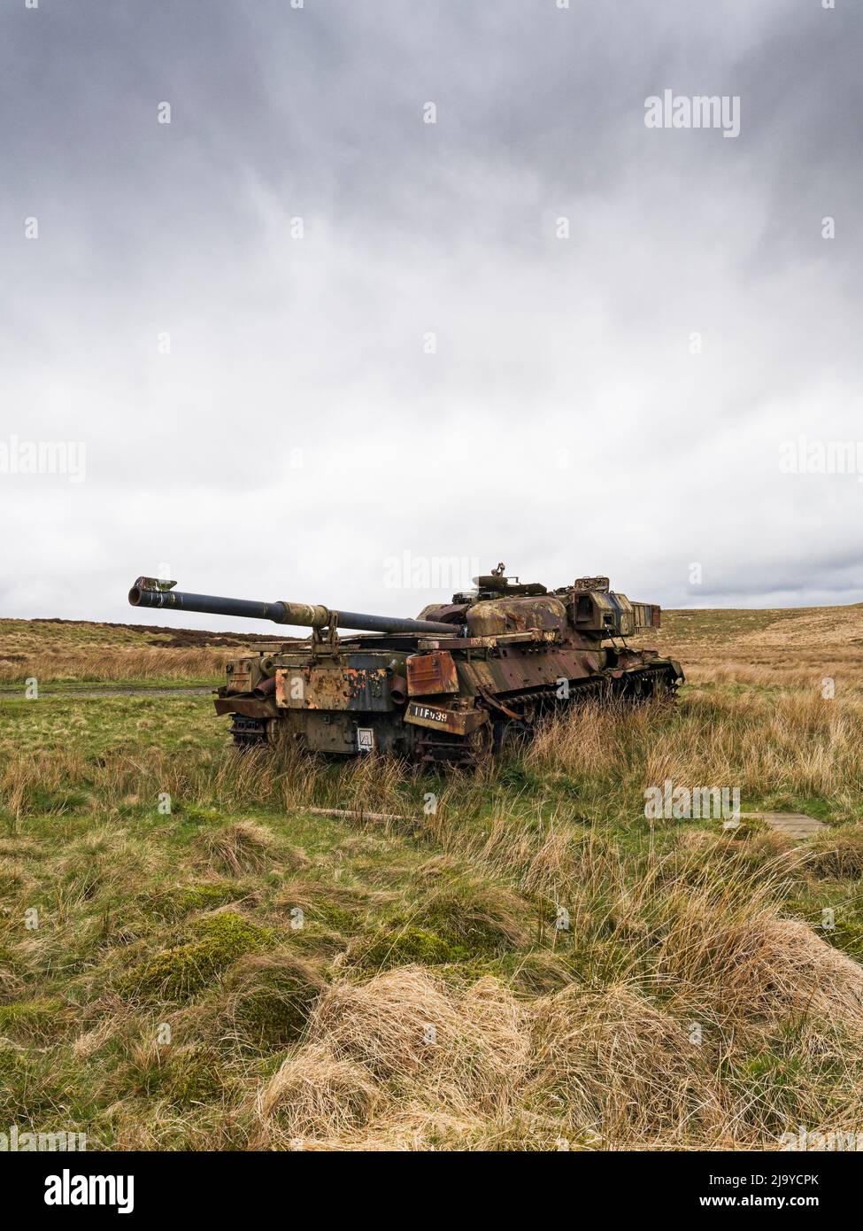 Otterburn ranges in Northumberland, UK with targets Stock Photo Alamy