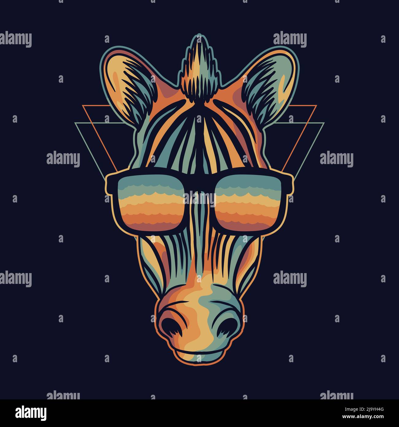 Cartoon horse wearing glasses hi-res stock photography and images - Alamy