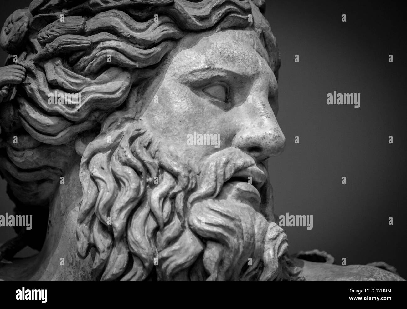 Ancient bust of Nile river god Stock Photo - Alamy
