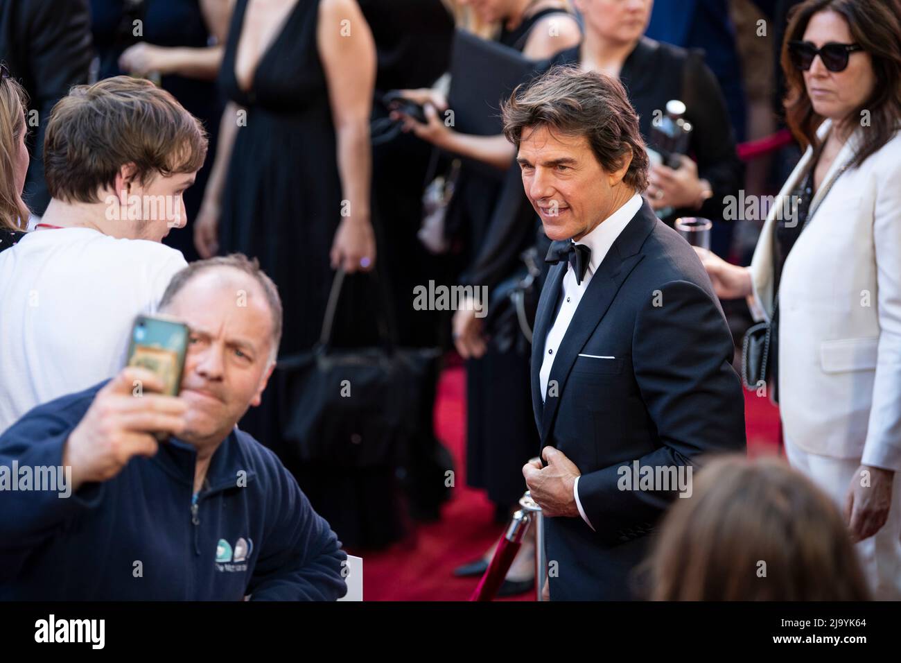 Tom Cruise attends "Top Gun Maverick" Royal Film Performance at