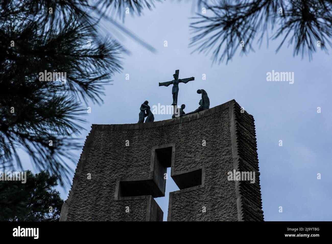 Relicious The relicious Chatolic church statue Stock Photo - Alamy